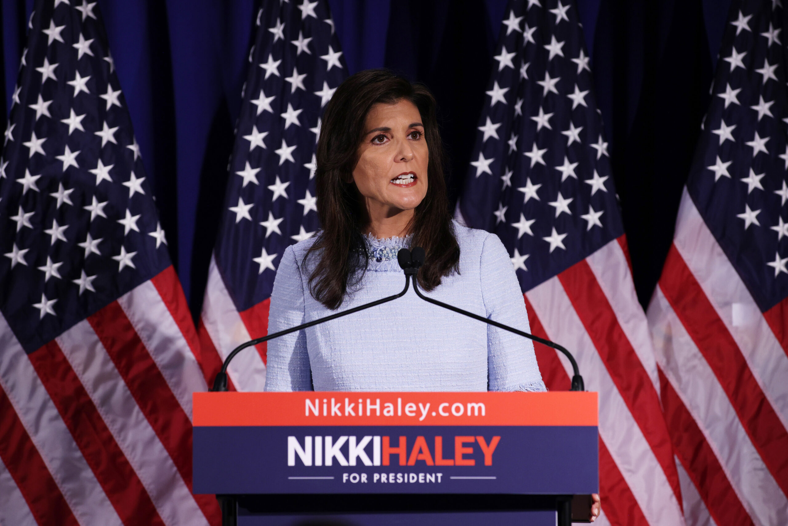 Nikki Haley Delivers Speech On Abortion In Virginia