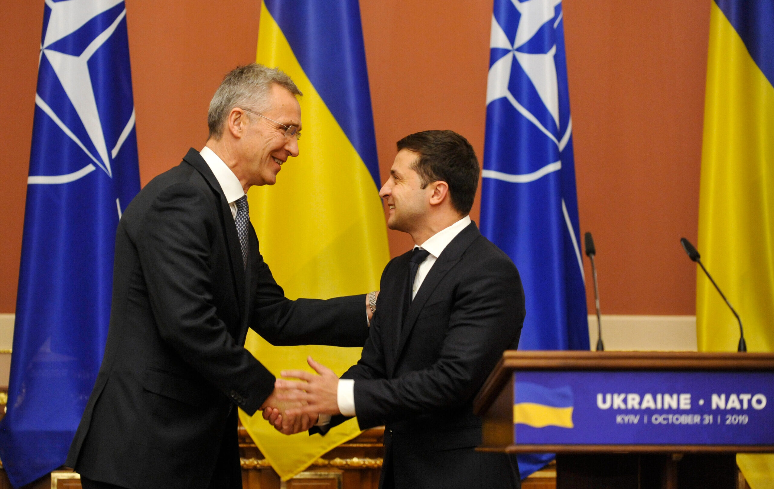 Kyiv,,Ukraine-,October,31,,2019:,Nato,Secretary,General,Jens,Stoltenberg