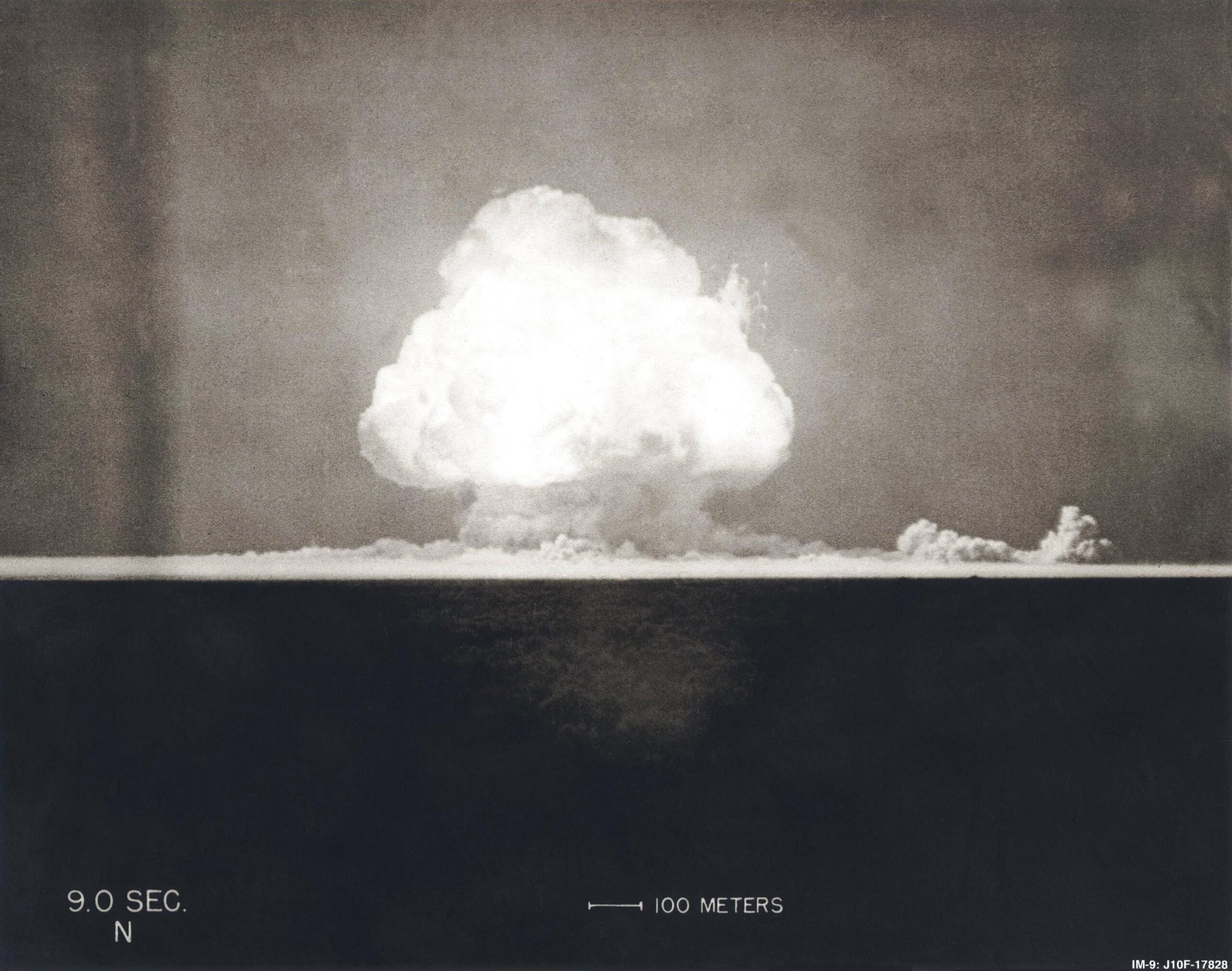 First,Atomic,Explosion,On,July,16,,1945.,Photograph,Taken,At