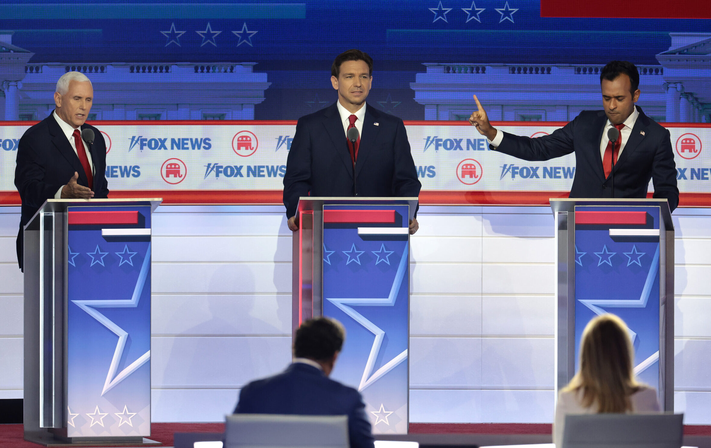 Presidential Hopefuls Square Off In First GOP Debate