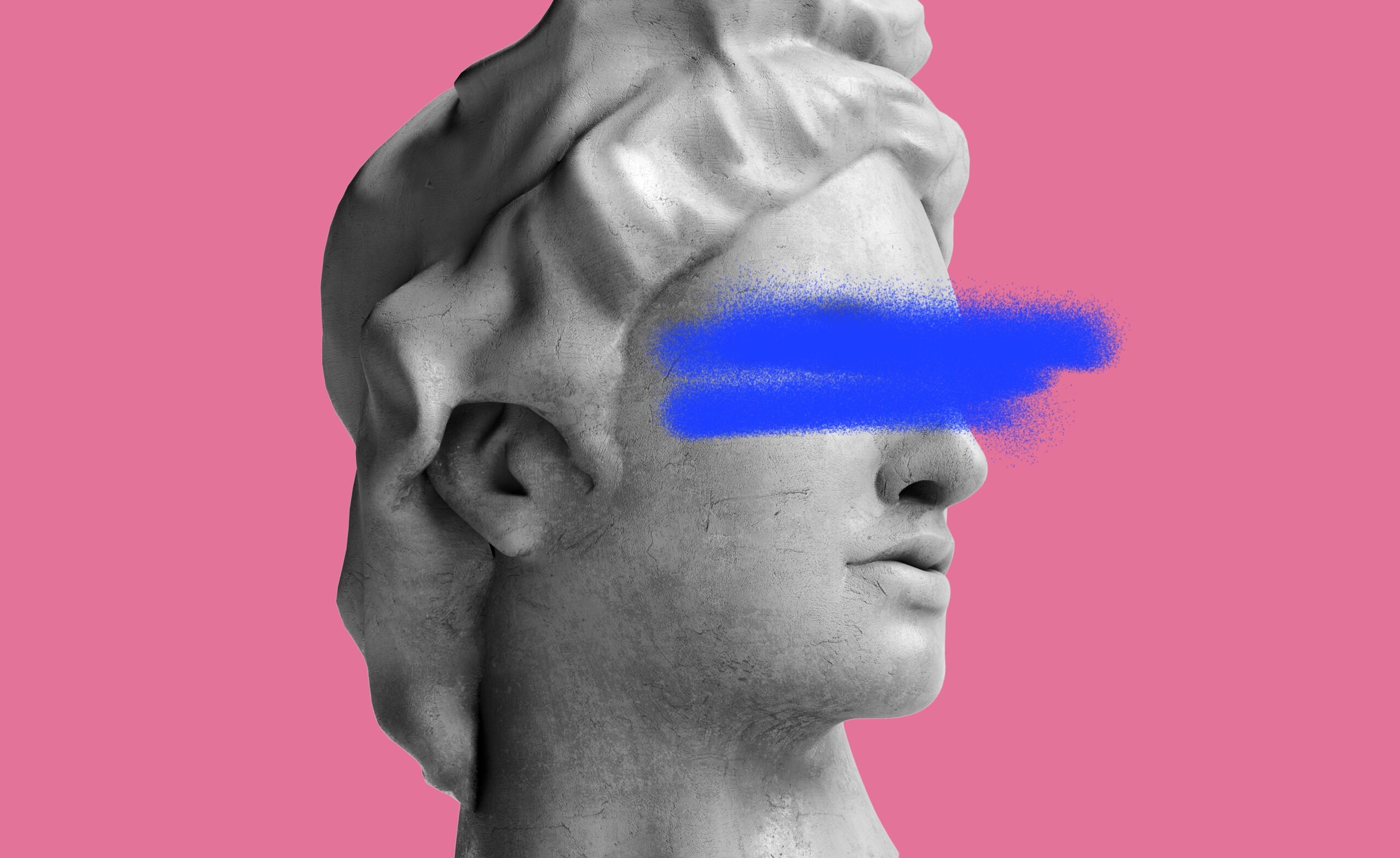 Vapor,Wave,Abstract,Style,Greek,Statue.,Cyber,Punk,Style,Background
