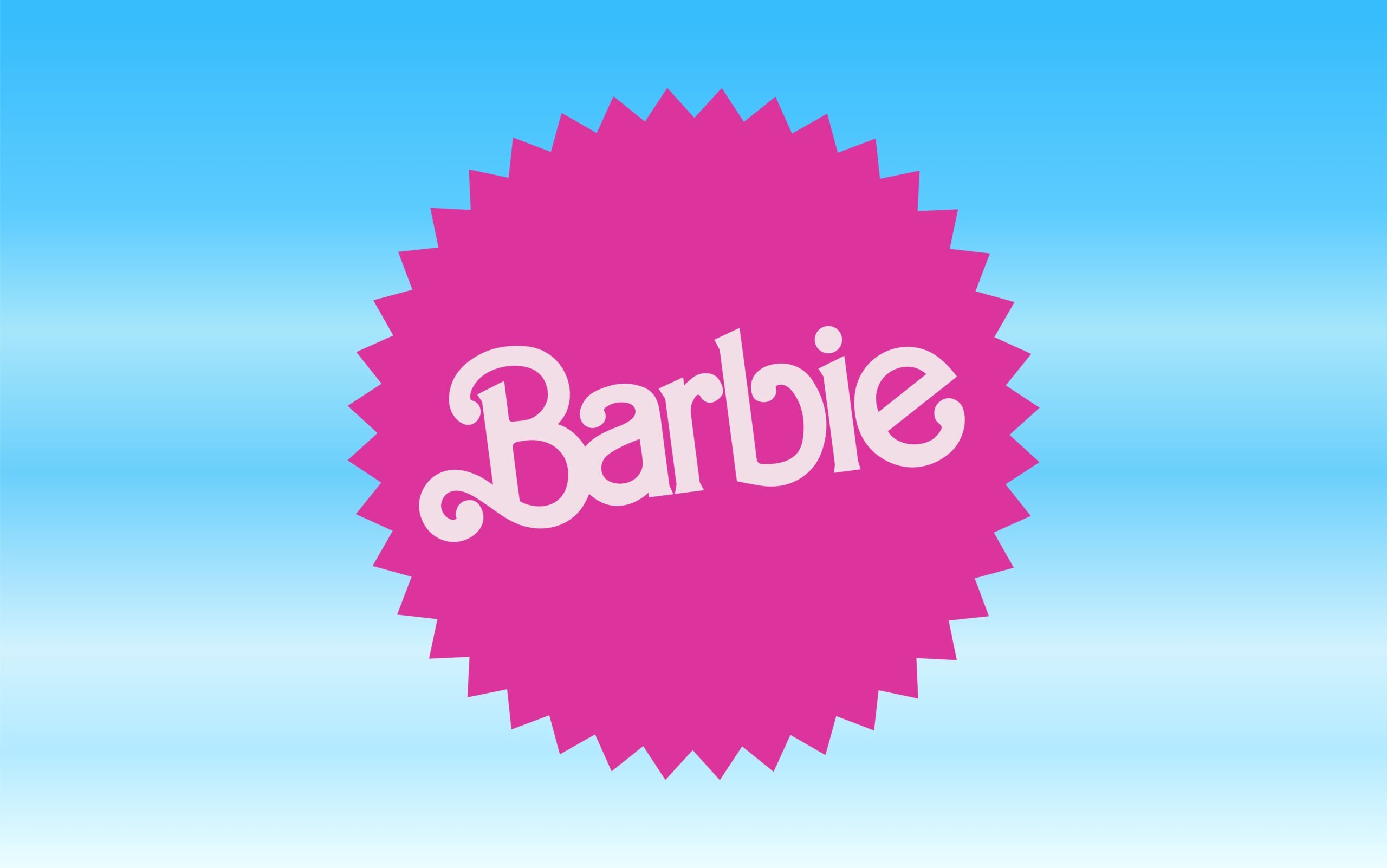 Barbie,The,Movie,Pink,Logo,Design,System,In,Blue,Gradient