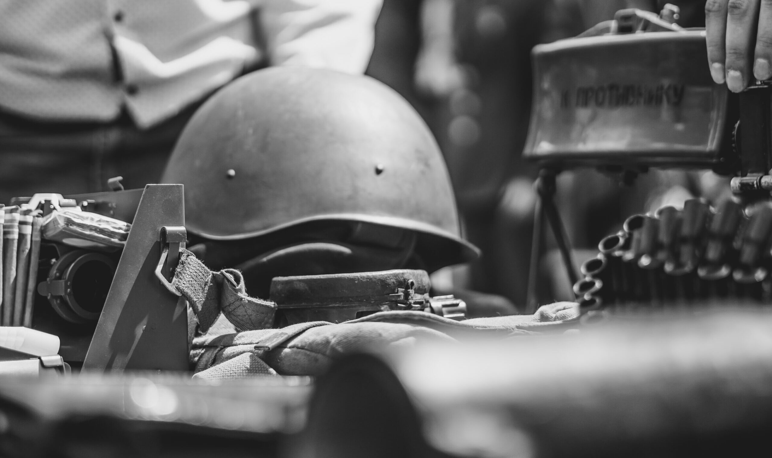 Helmet,And,Equipment,Of,The,Second,World,War,Are,In
