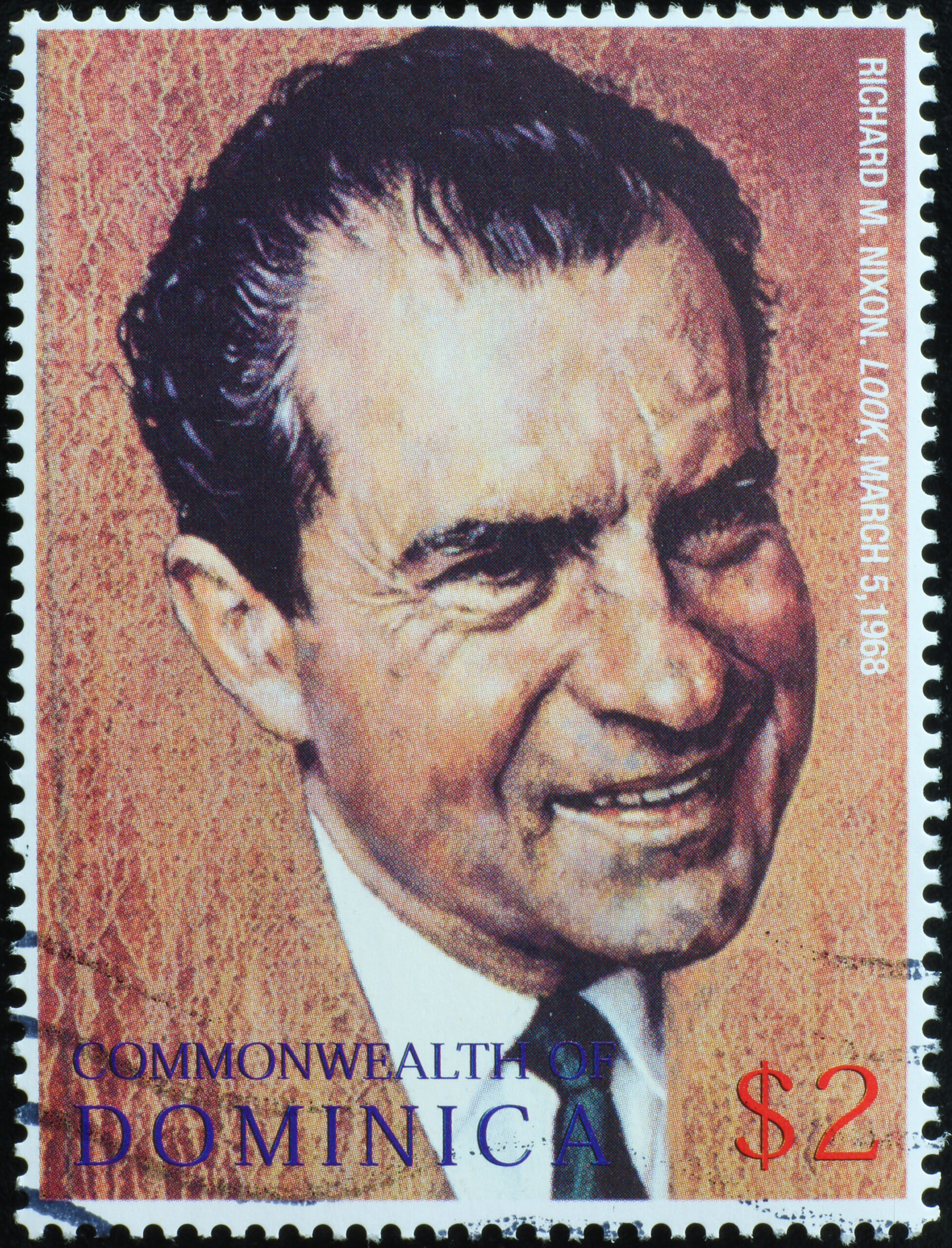 Milan,,Italy,-,February,11,,2019:,Portrait,Of,President,Nixon