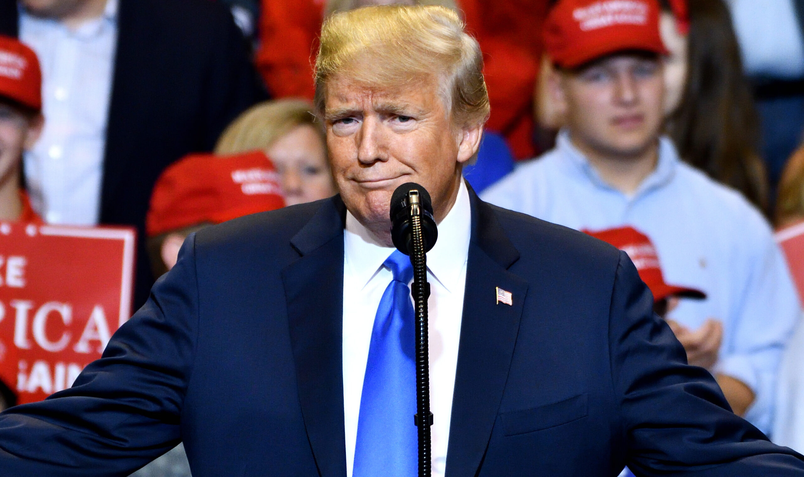 Wilkes-barre,,Pa,-,August,2,,2018:,Donald,Trump,President,Of