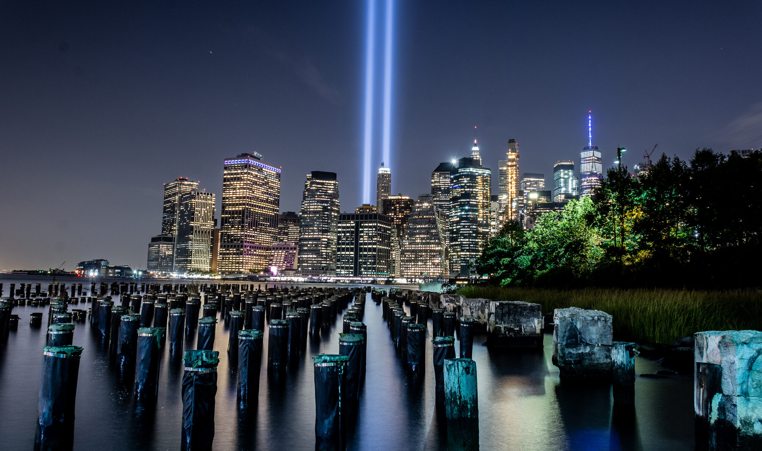 In,Remembrance,,9-11,Tribute,Lights
