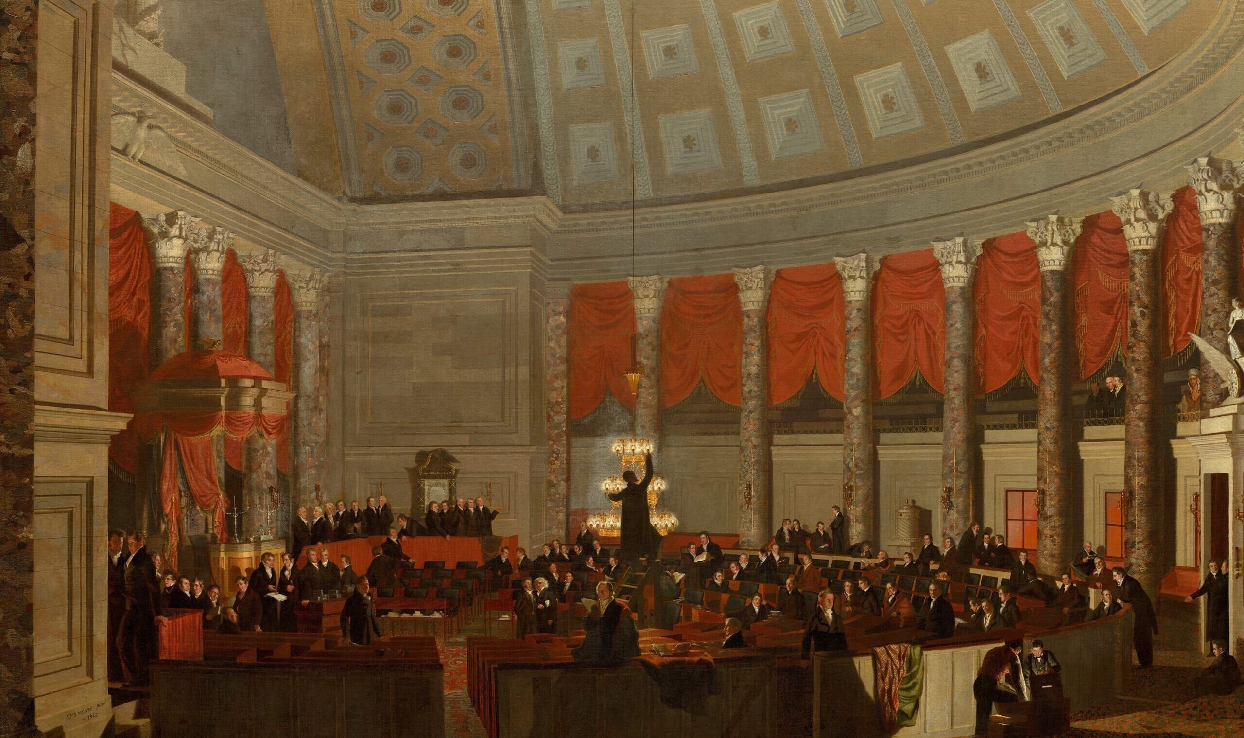 The,House,Of,Representatives,,By,Samuel,F.,B.,Morse,,1822-23,