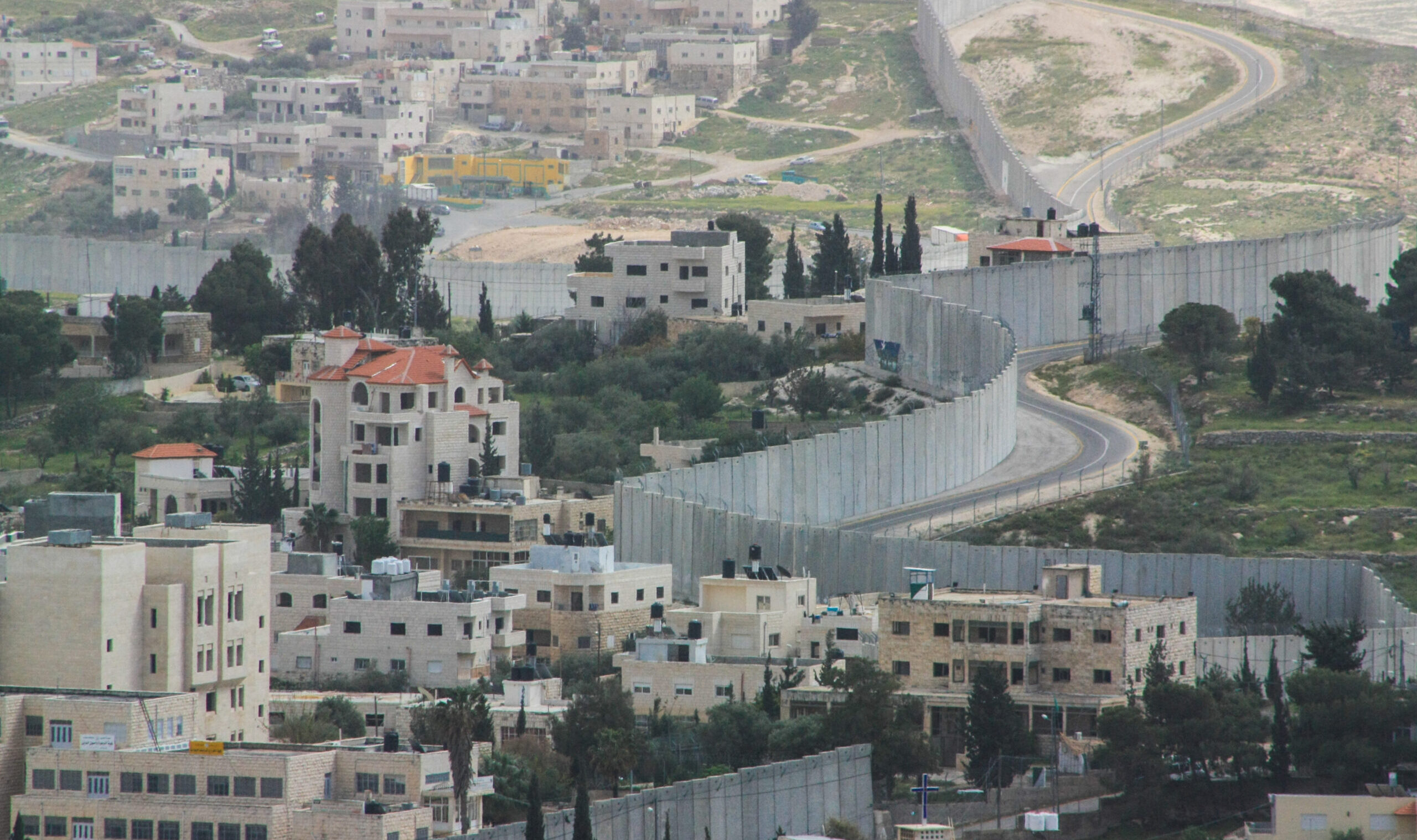 Χωρισμός,Τείχος,Μεταξύ,Των,Κατεχόμενων,Παλαιστινιακών,Εδαφών,Και του Ισραήλ