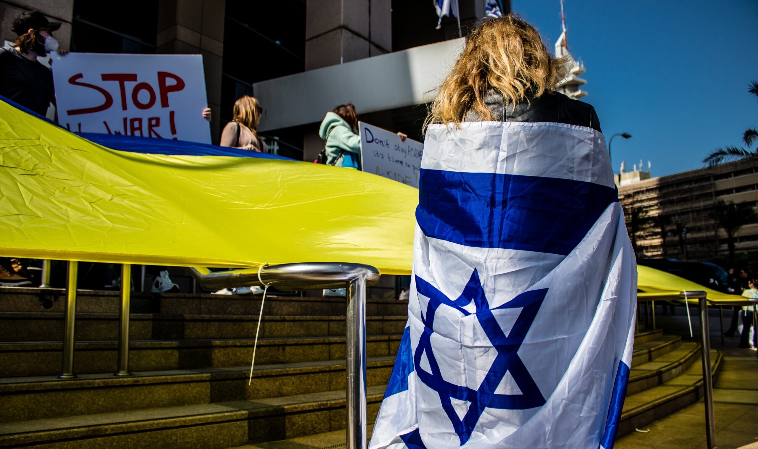Tel,Aviv,,Israel,-,February,18,,2022,Demonstration,Against,Russian