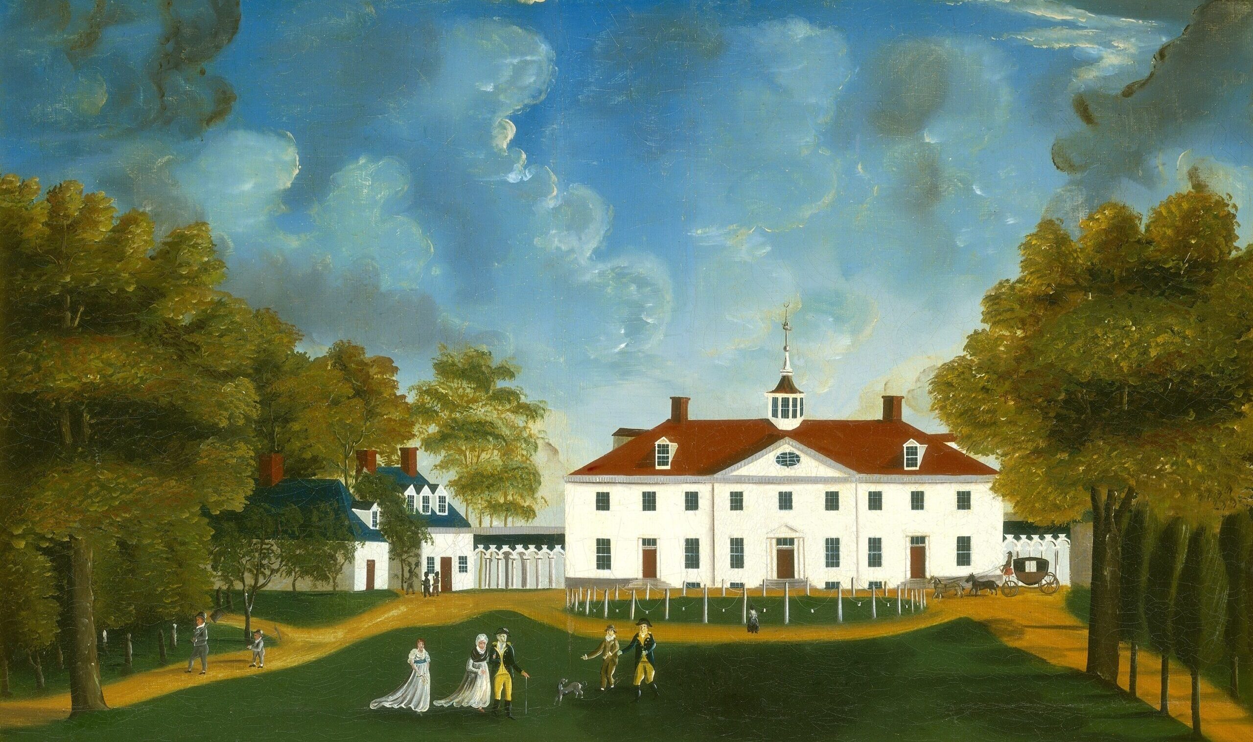 A,View,Of,Mount,Vernon,,By,Anonymous,Painter,,1792,Or