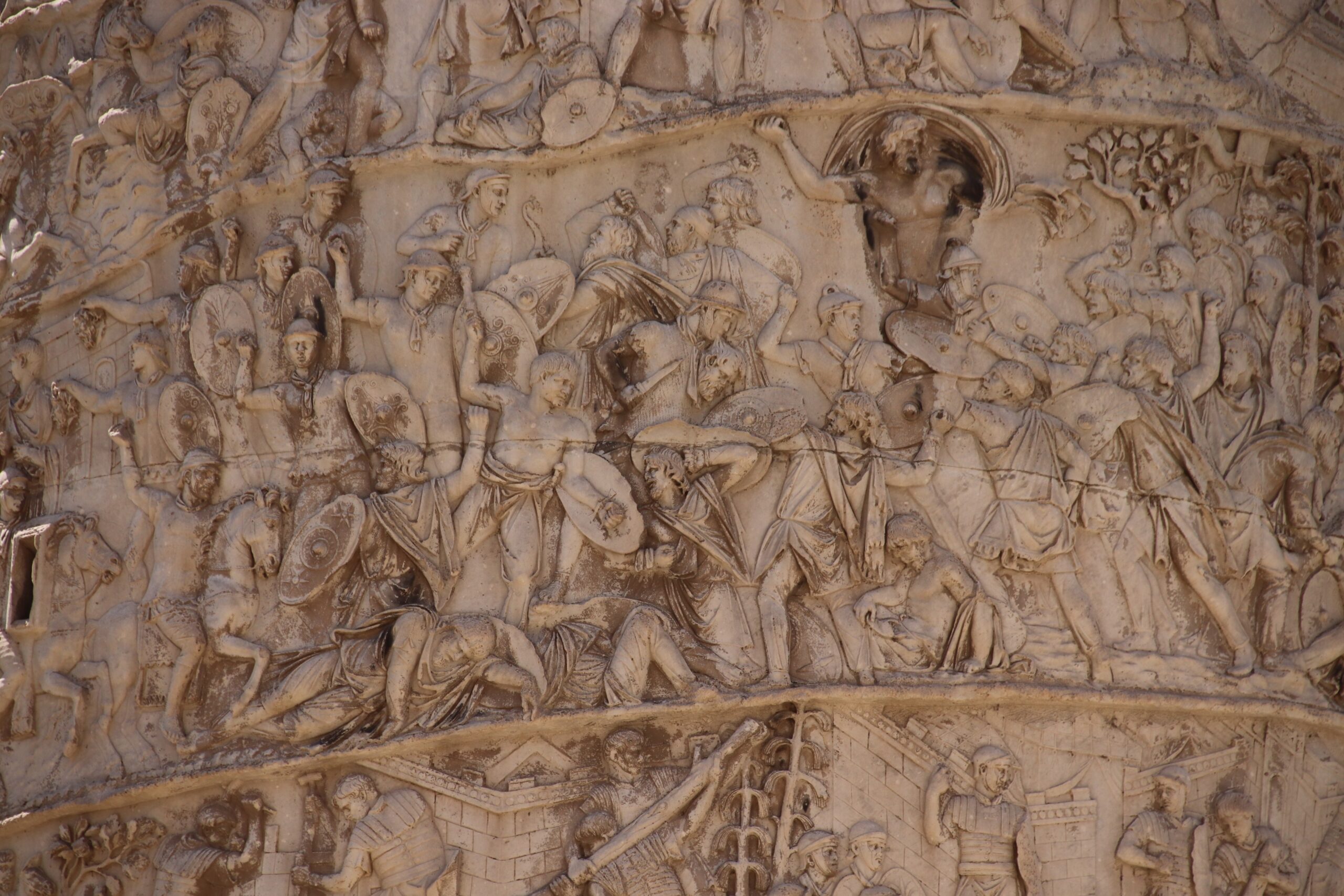 Trajan's Column, Ancient Rome Historic Center, Rome, Italy