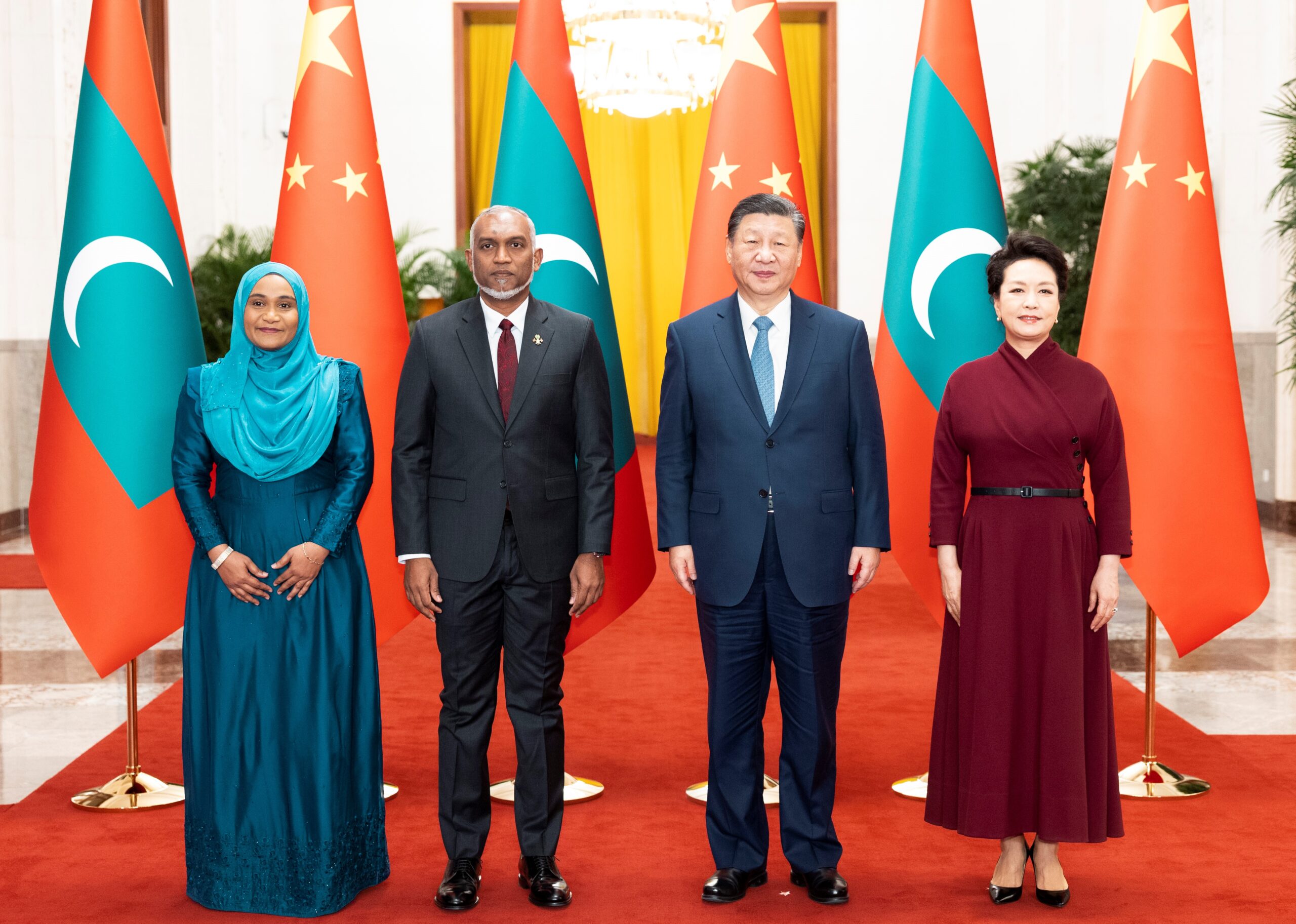 CHINA-BEIJING-XI JINPING-MALDIVIAN PRESIDENT-TALKS (CN)