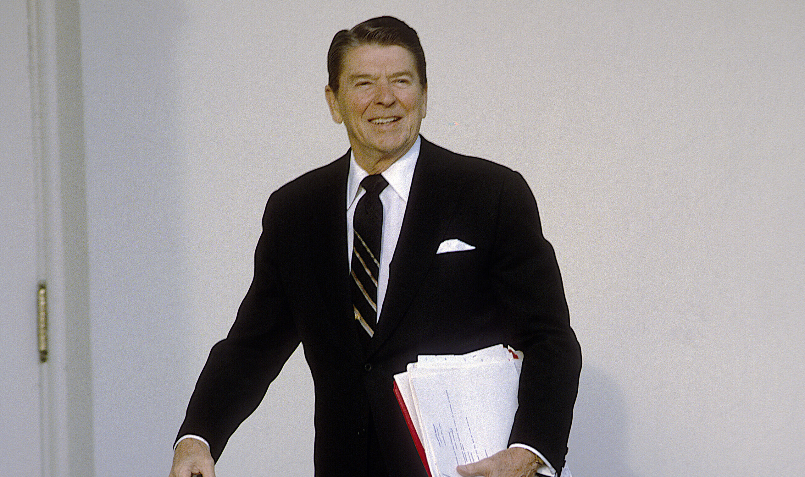 Washington,Dc.,Usa,,30th,January,,1984,President,Ronald,Reagan,Talks