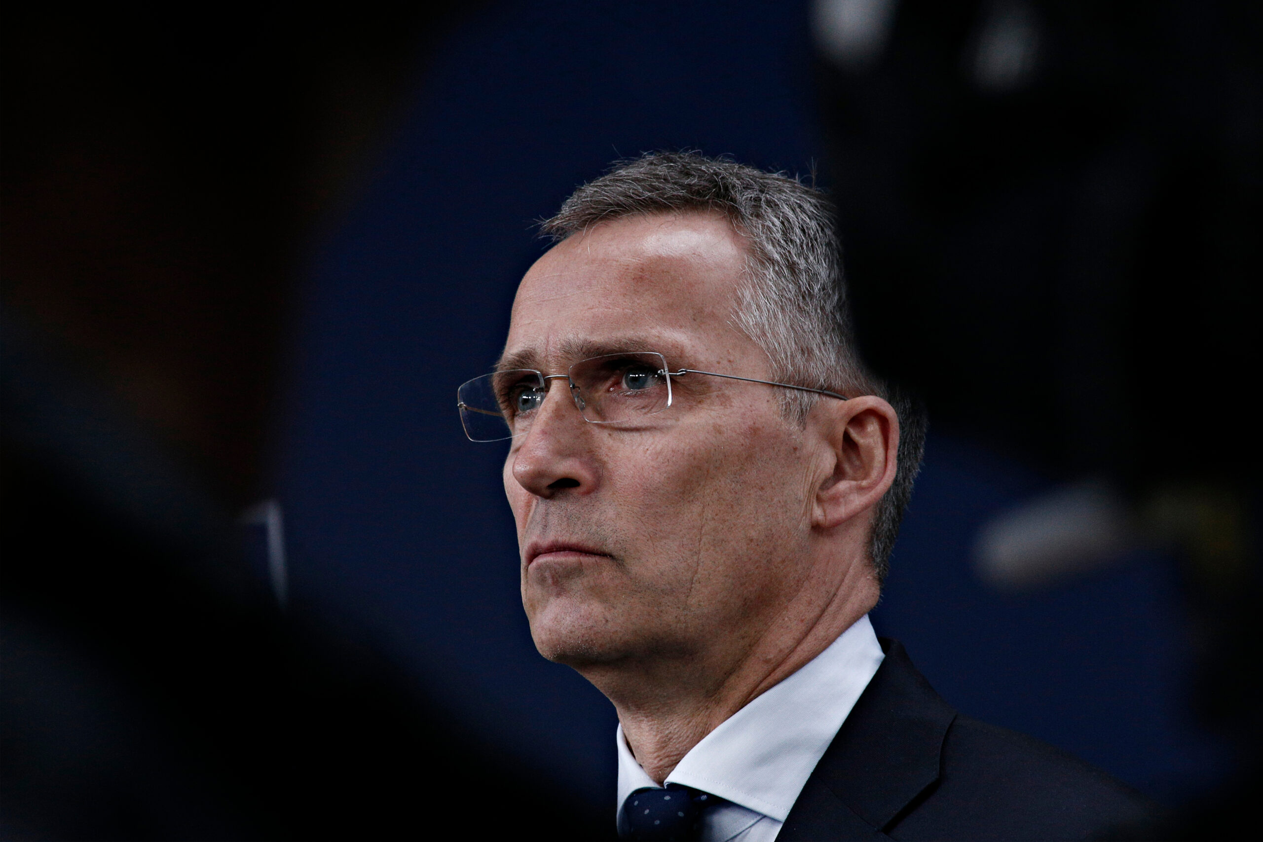 Nato,Secretary,General,Jens,Stoltenberg,Gives,A,Statement,After,Their