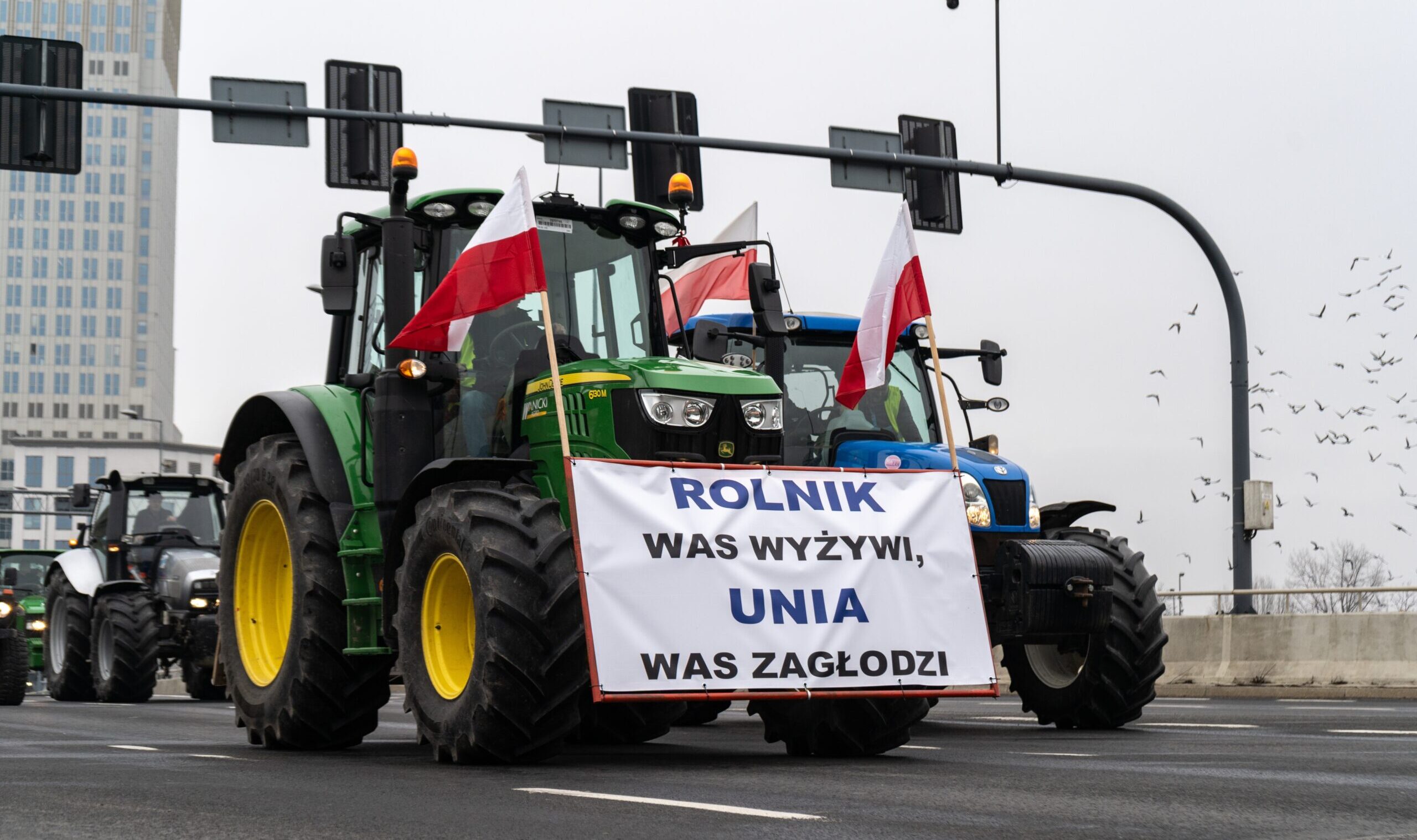 Krakow,,Poland,-,February,9,,2024:,National,Farmer's,Strike.,Ogólnopolski