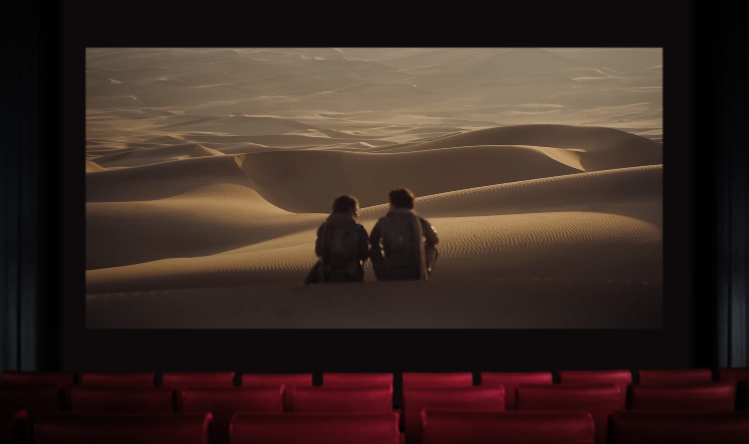 Dune,Part,Two,Movie,In,The,Cinema.,Watching,A,Movie