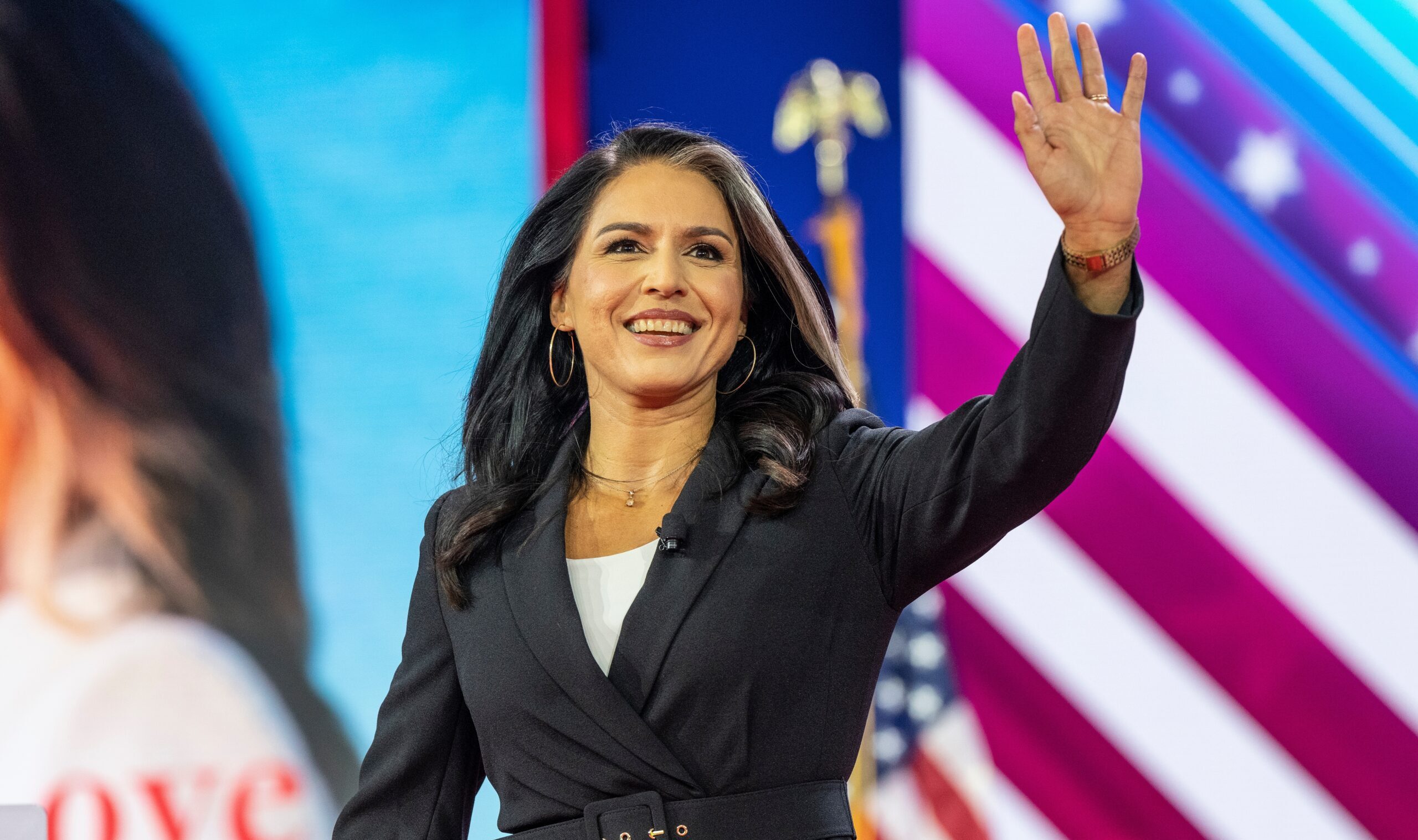 Tulsi,Gabbard,Speaks,During,Cpac,Conference,At,Gaylord,National,Resort