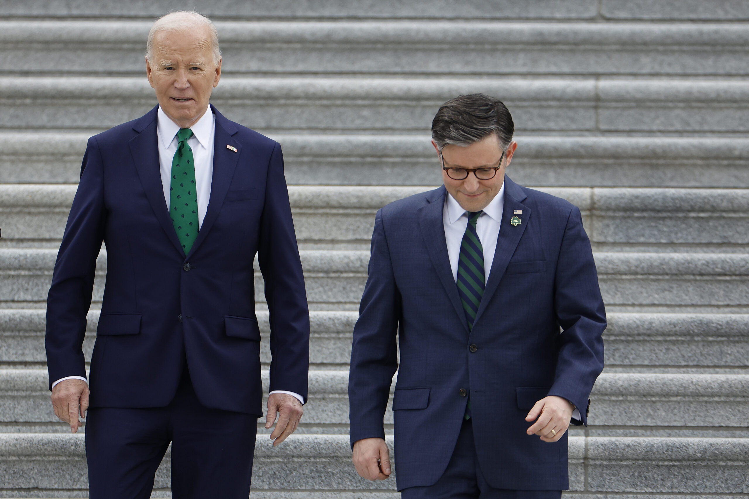 How Biden Courted Johnson for Ukraine Aid