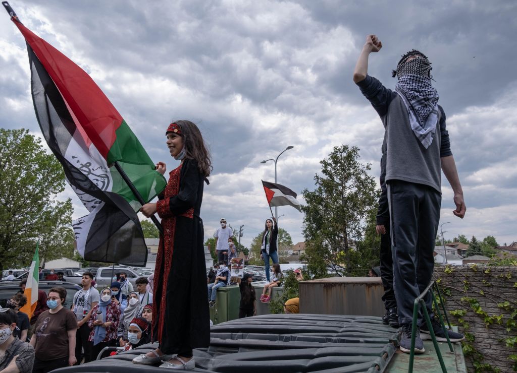 TOPSHOT-US-ISRAEL-PALESTINIANS-CONFLICT-PROTEST-DEMONSTRATION