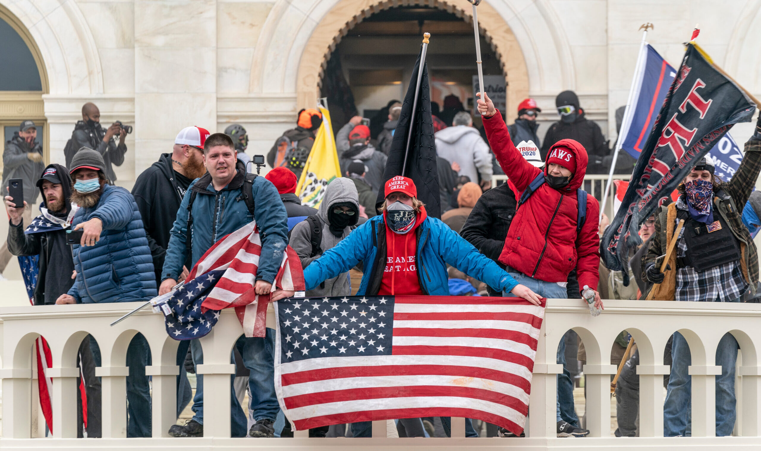 Washington,,Dc,-,January,6,,2021:,Pro-trump,Protesters,Seen,Occupying