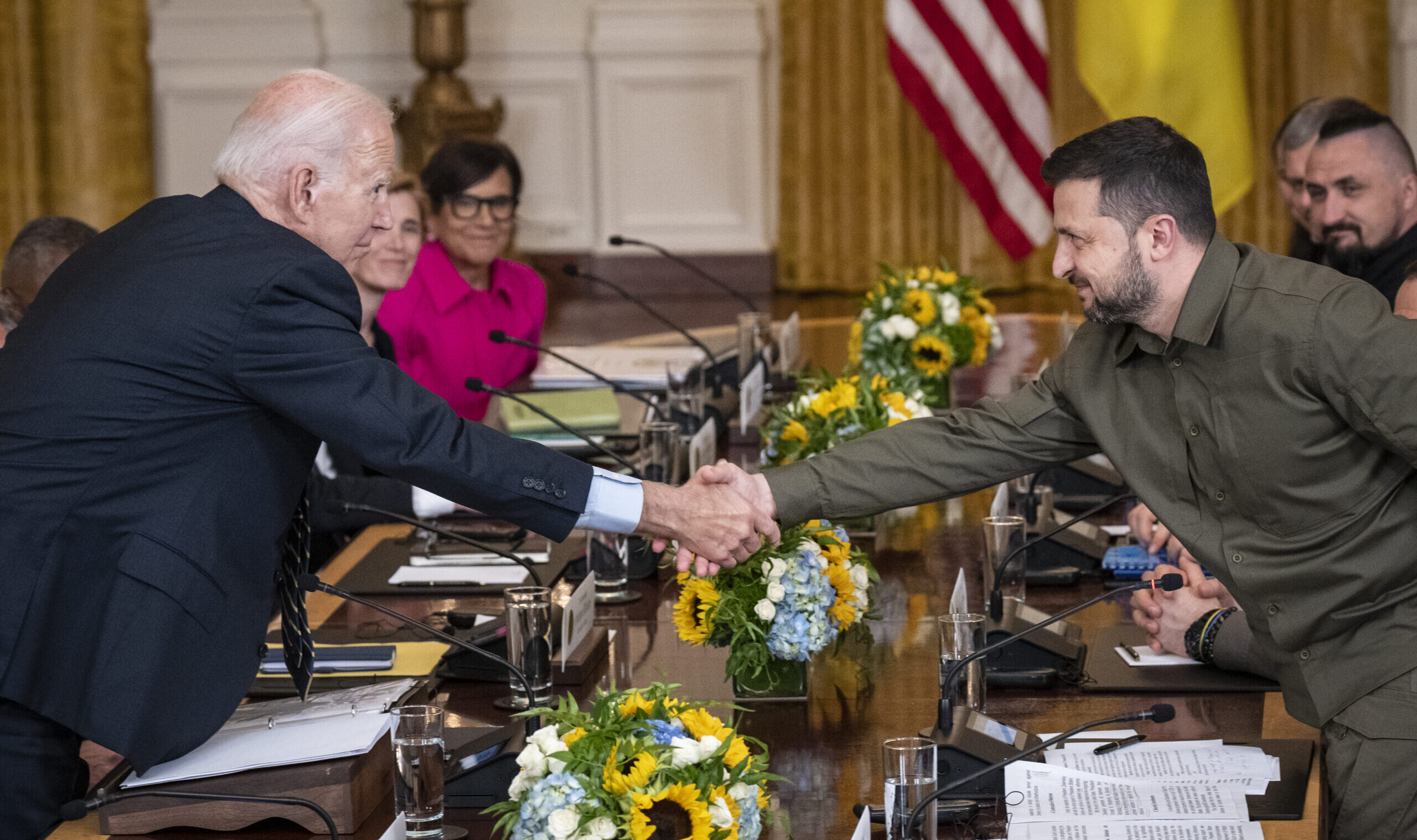 President Biden Welcomes Ukrainian President Zelensky To The White House