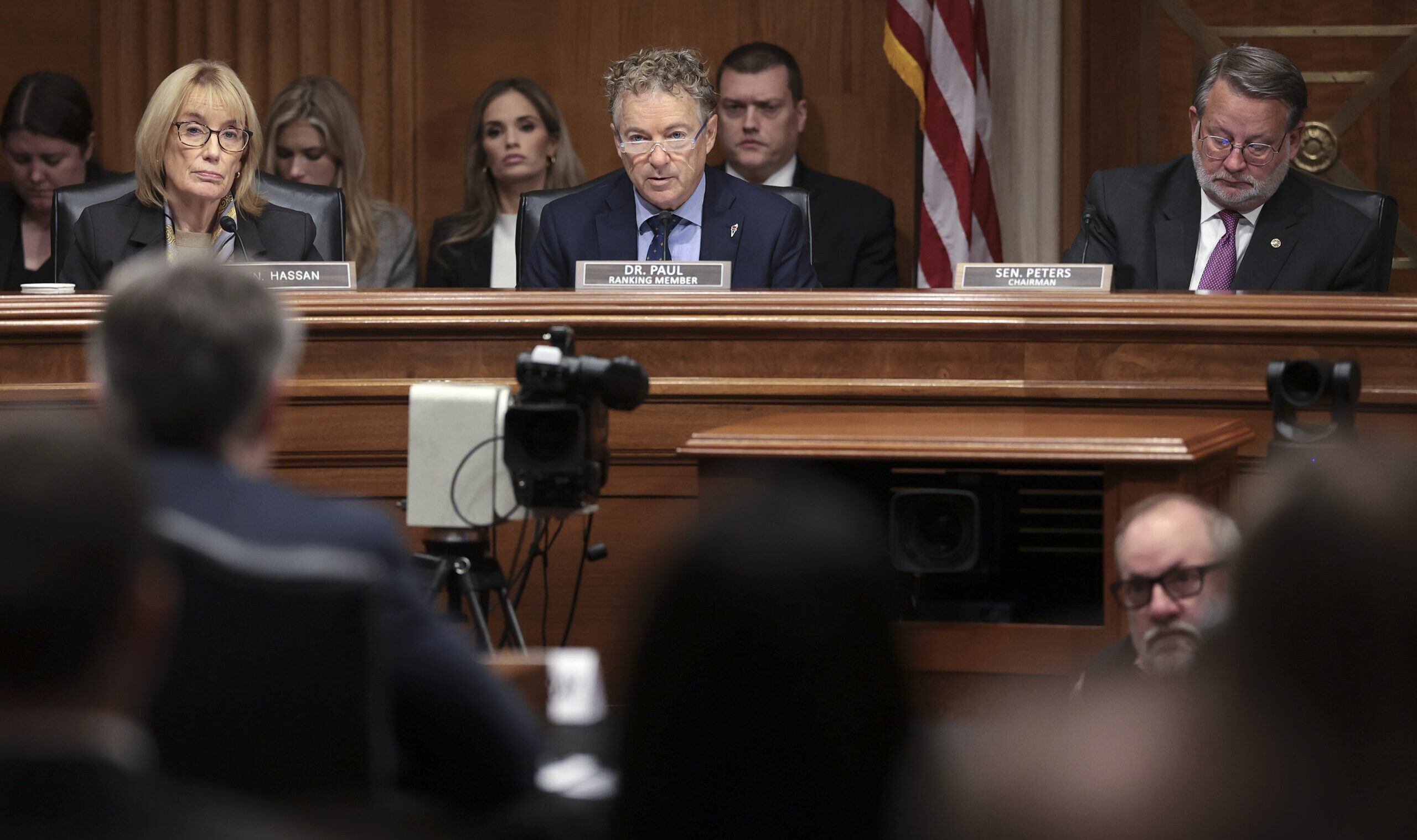 Rand Paul with Gary Peters