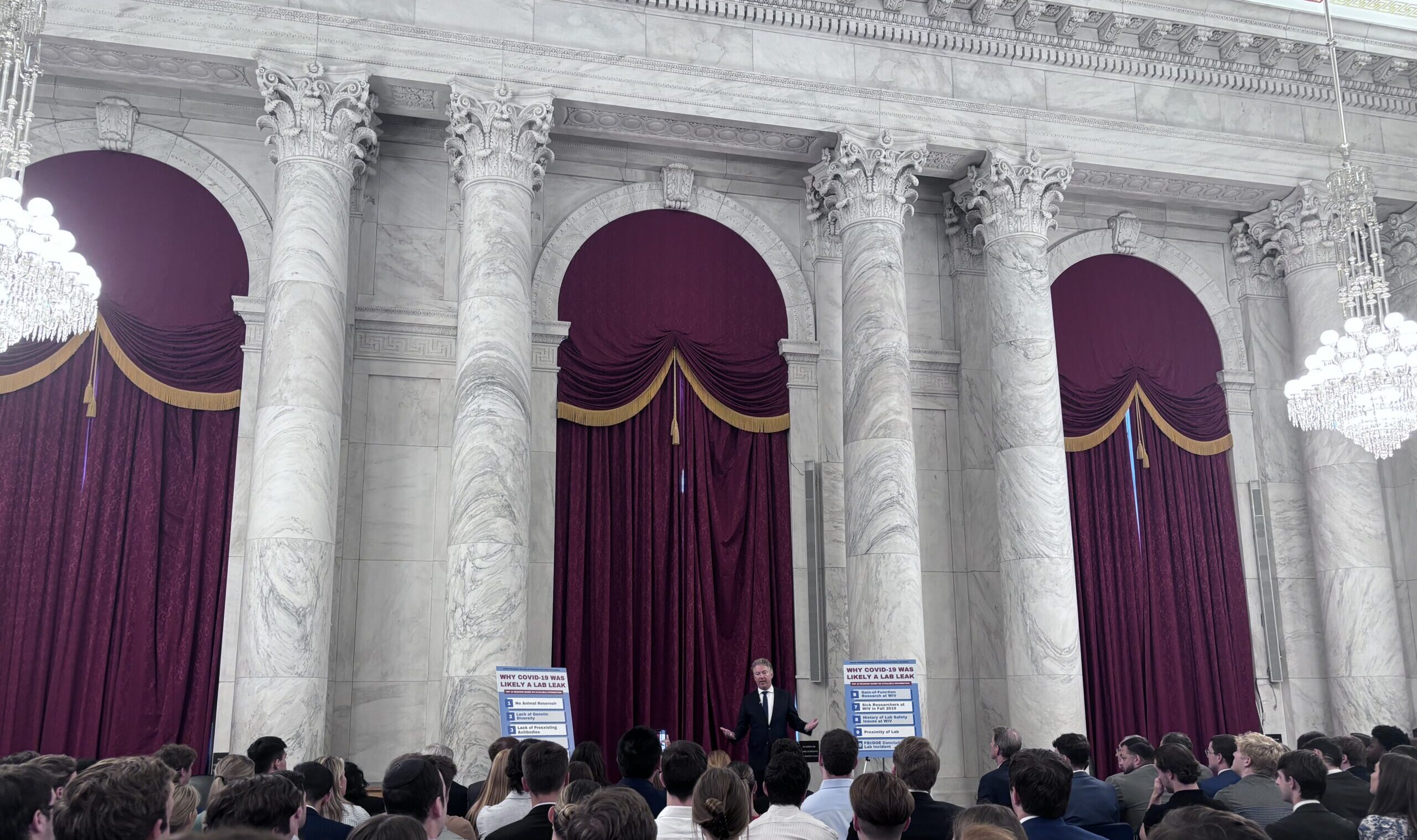 NextImg:Senator Paul and Experts: No Way Covid Came From Animals