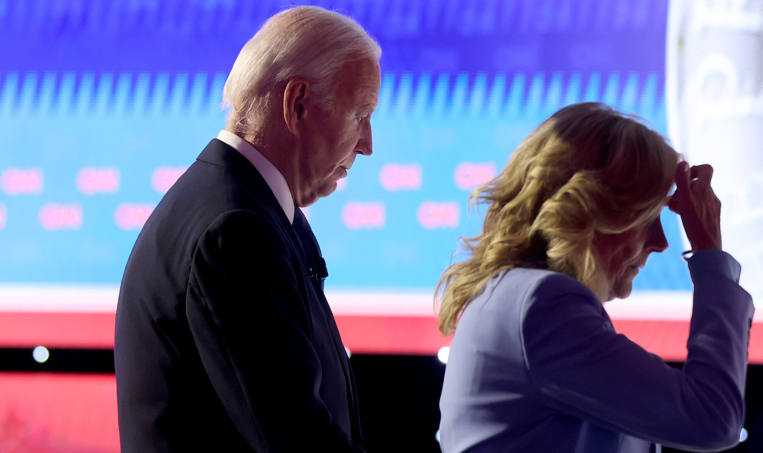 Joe Biden with Doctor Jill at first debate