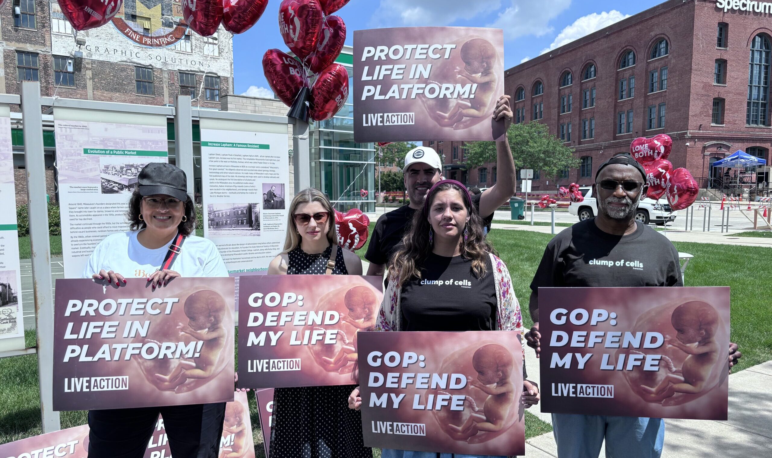 NextImg:Pro-Life Demonstration In Milwaukee: Split on Trump