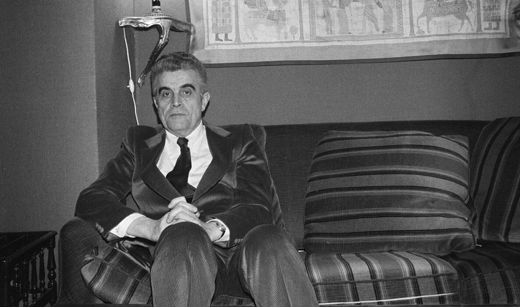 Rene Girard In Alger, Algeria On June 01, 1958.