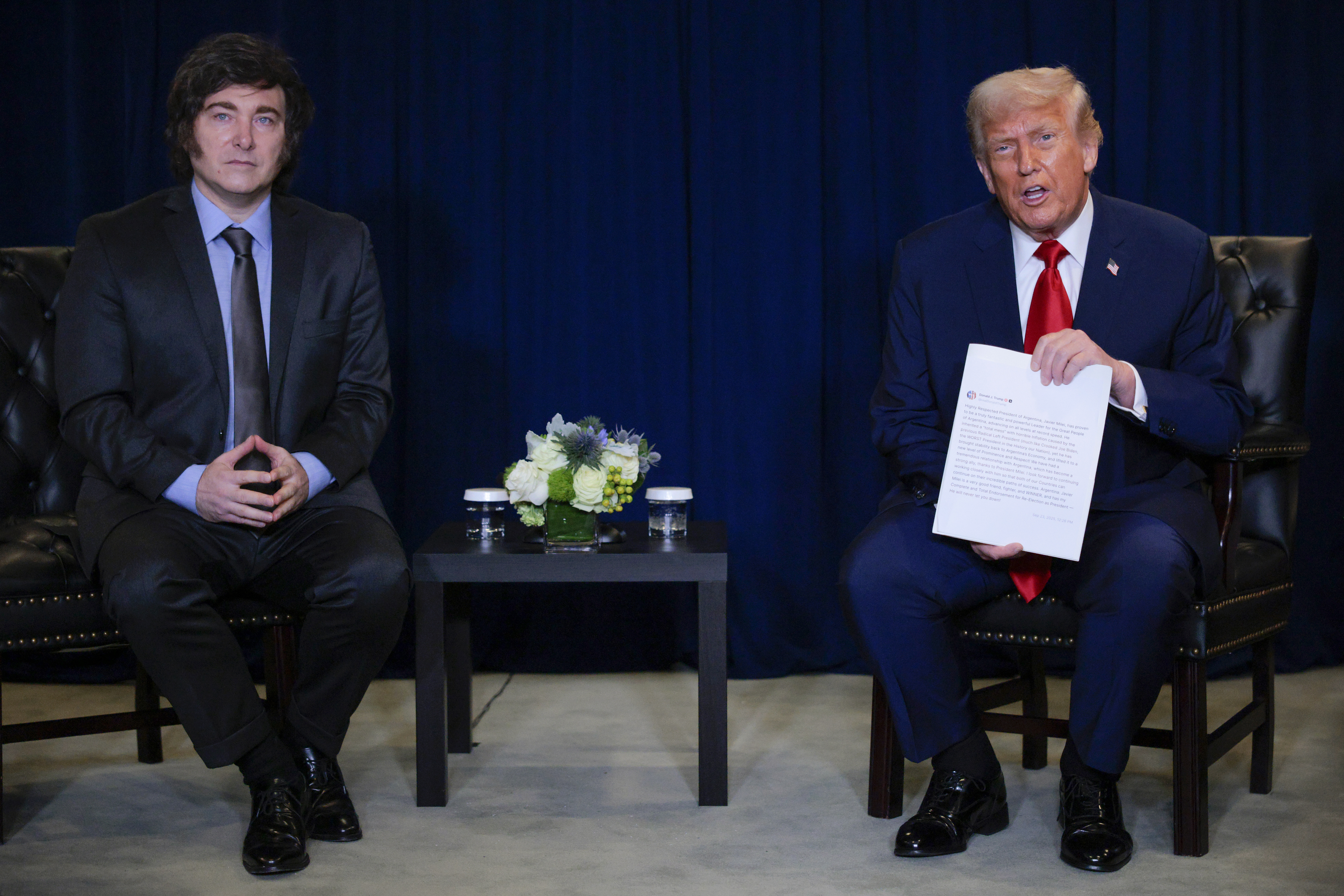 Trump Hands Milei a Lifeline