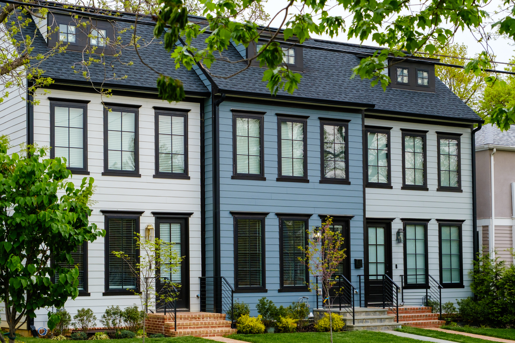 New Townhouses in Residential District