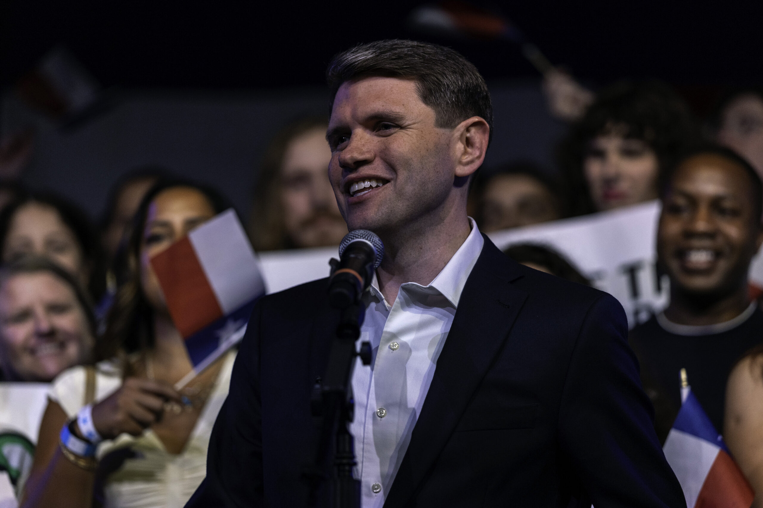 Senate Candidate James Talarico Holds Primary Night Event