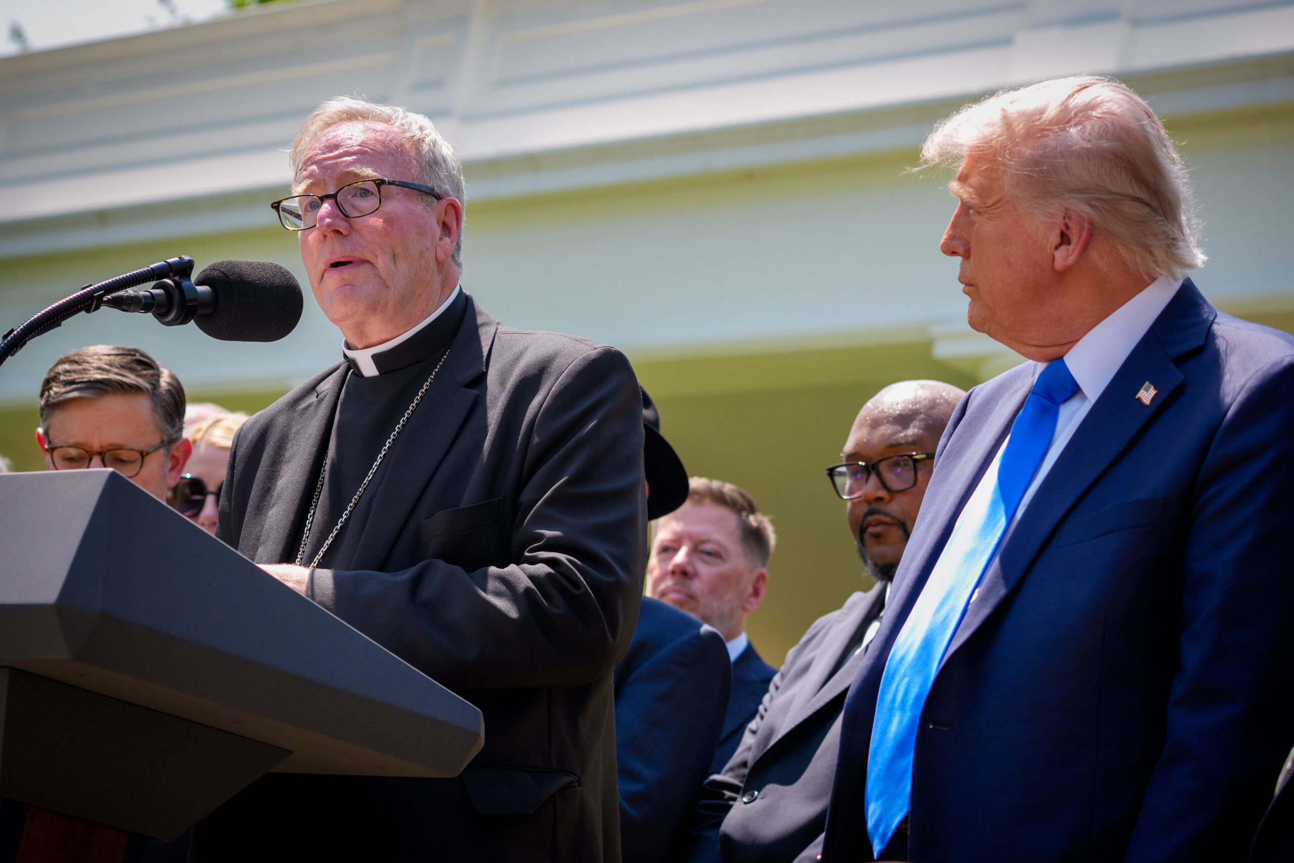 President Trump Participates In National Day Of Prayer Event At White House