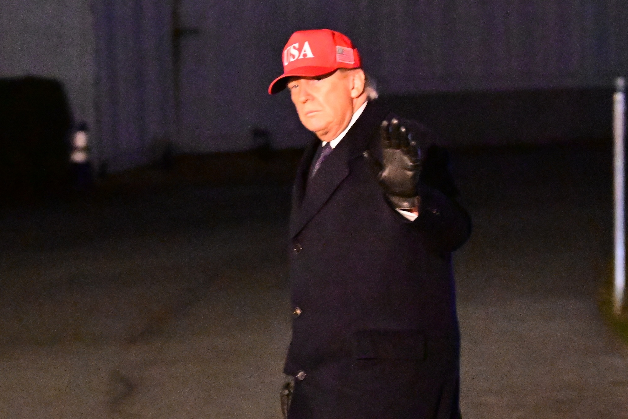 U.S. President Donald Trump returns to White House from Florida