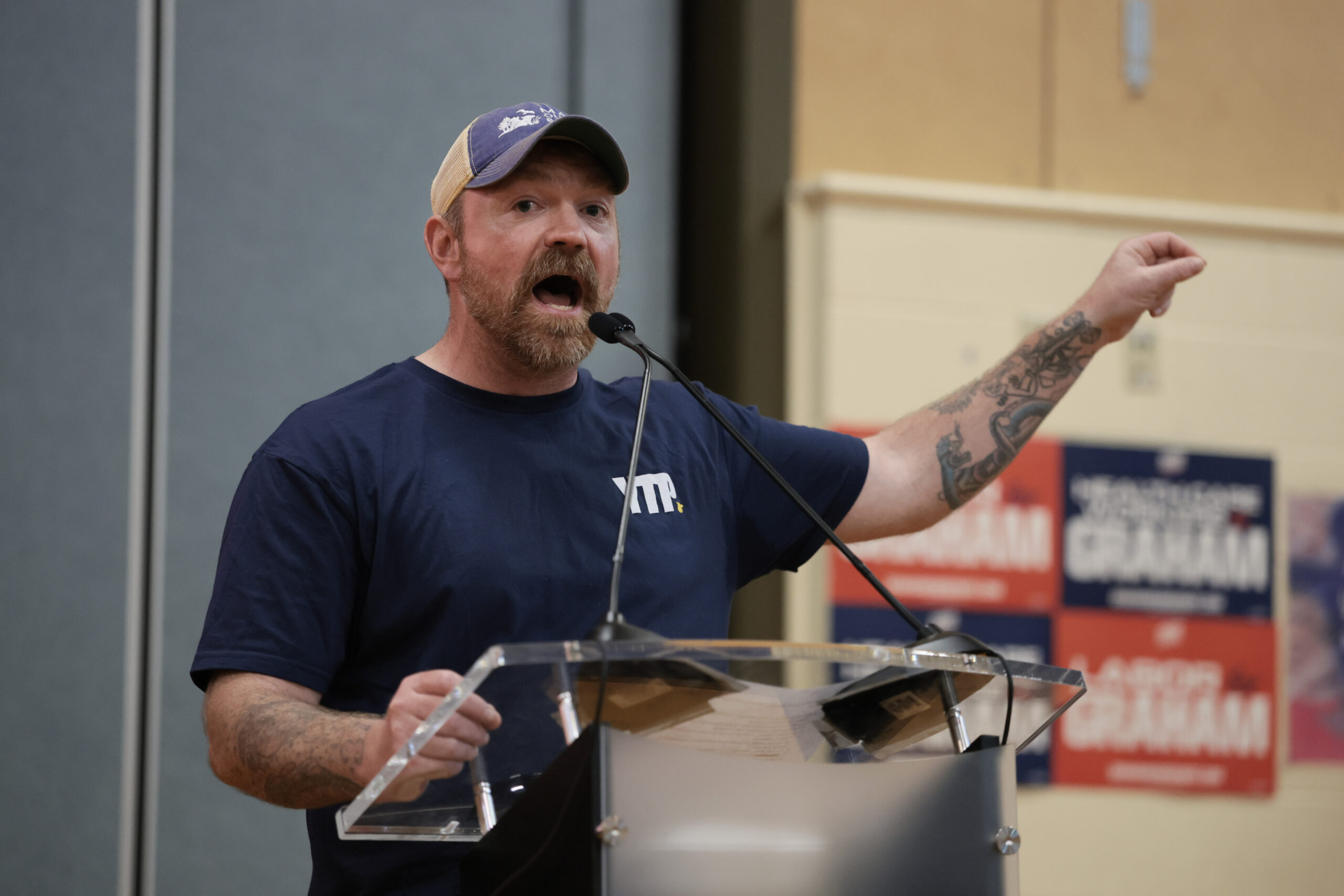 Maine Democratic Candidate For Senate Graham Platner Campaigns Across The State