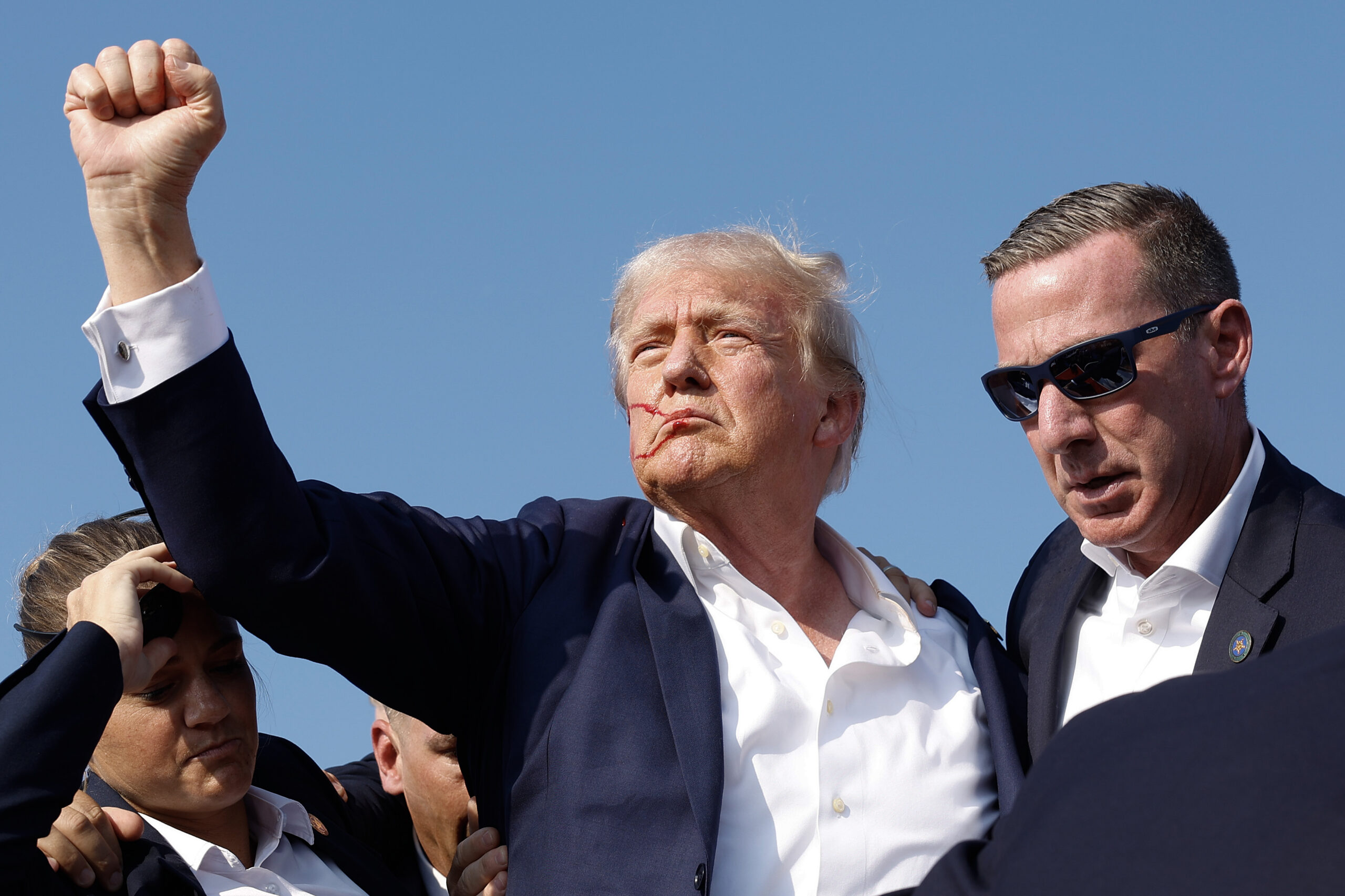 Donald Trump Injured During Shooting At Campaign Rally In Butler, PA