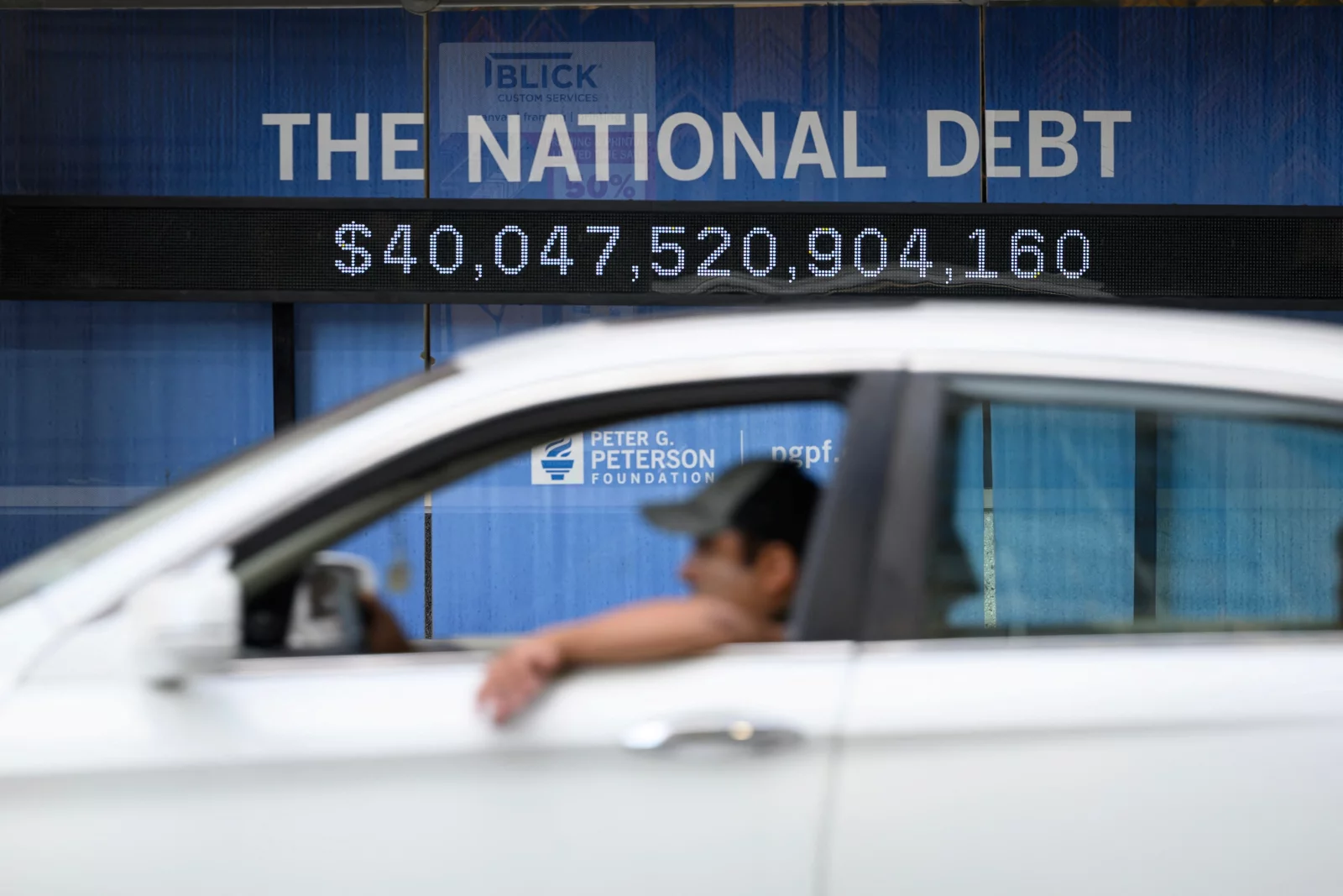 U.S. Debt Tops $40 Trillion for First Time