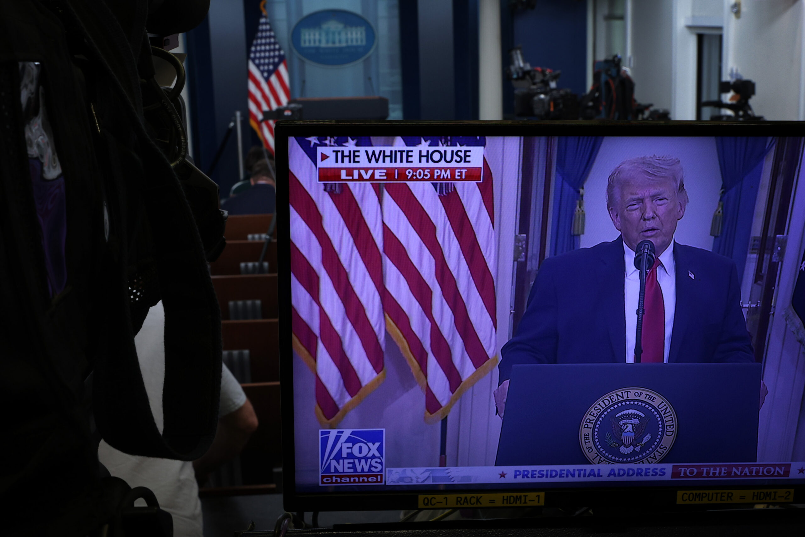 President Trump Addresses The Nation On The Conflict In Iran