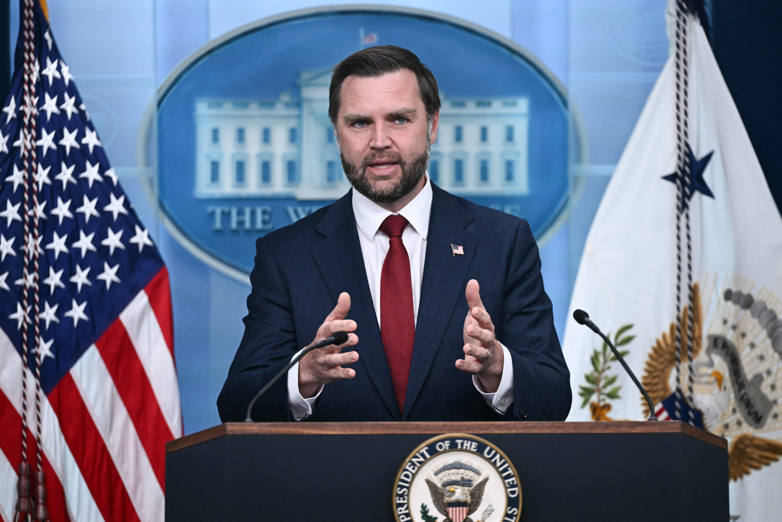 Vance Declines to Denounce Carlson at White House